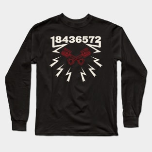 1843. Engine Firing. Long Sleeve T-Shirt